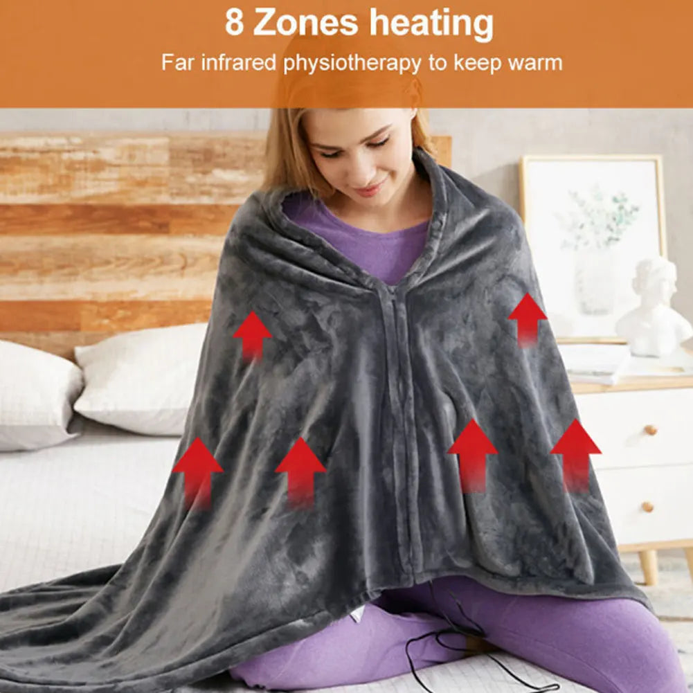 CozyWrap™ Fleece Heated Blanket