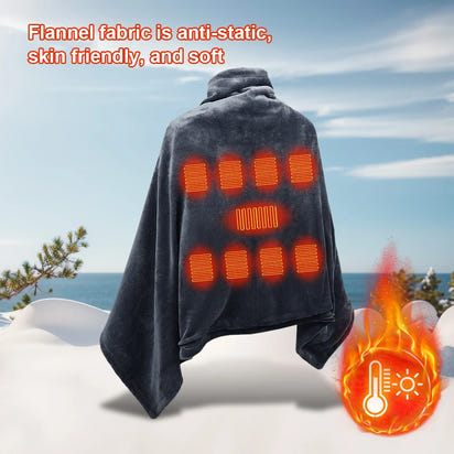 CozyWrap™ Fleece Heated Blanket