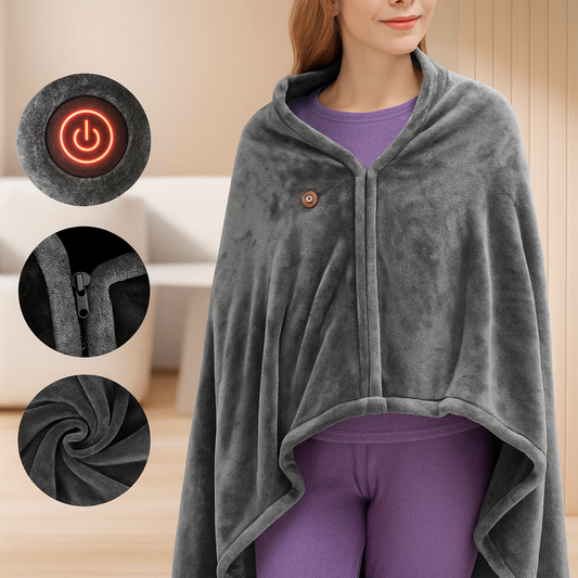 CozyWrap™ Fleece Heated Blanket